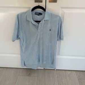 Men’s polo shirt, size medium light blue